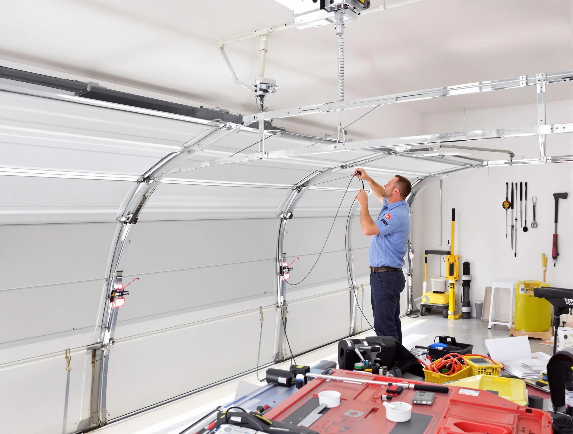 Garage door cable repair service by Jersey City Garage Door Repair in Jersey City