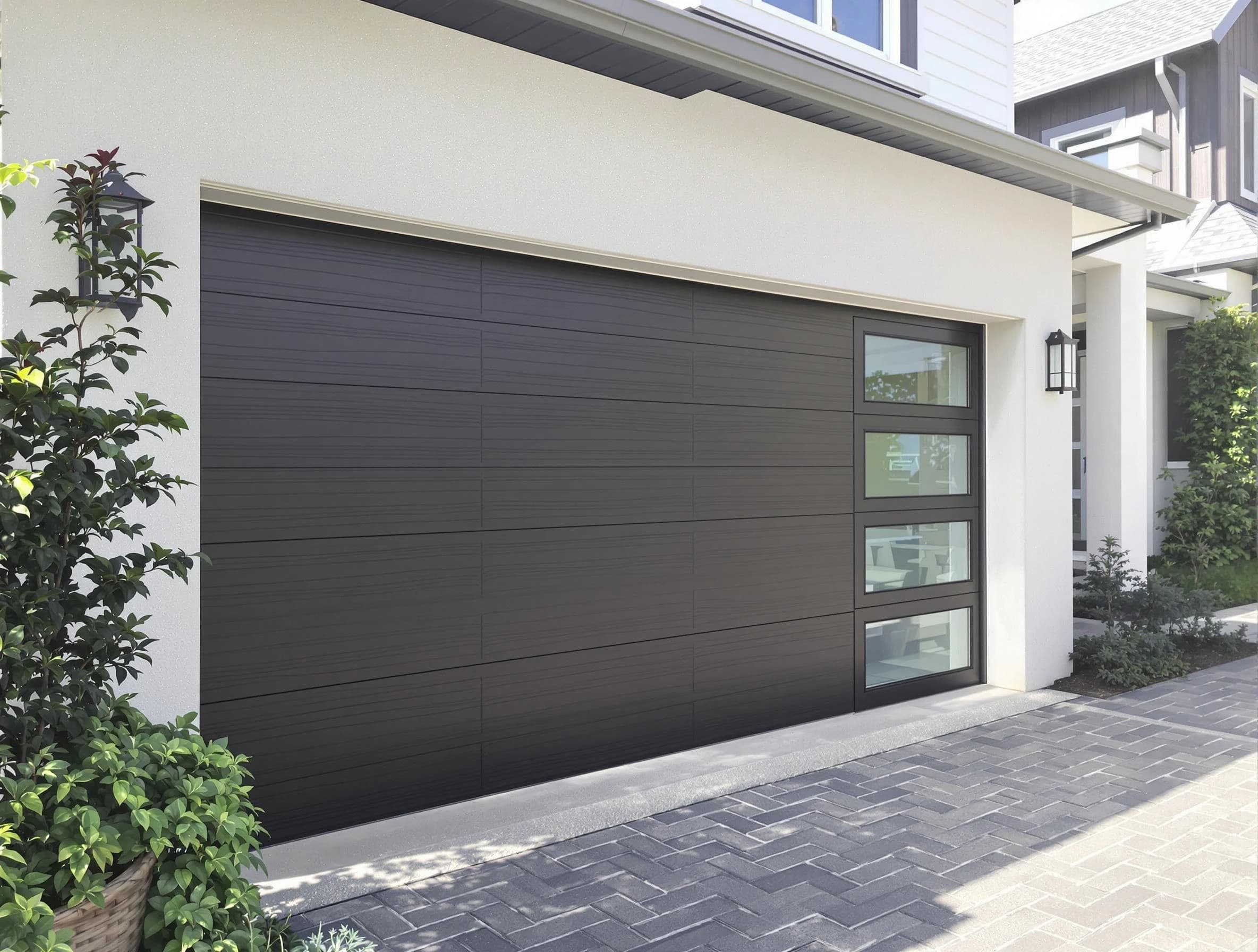 Custom garage door installation by Jersey City Garage Door Repair in Jersey City