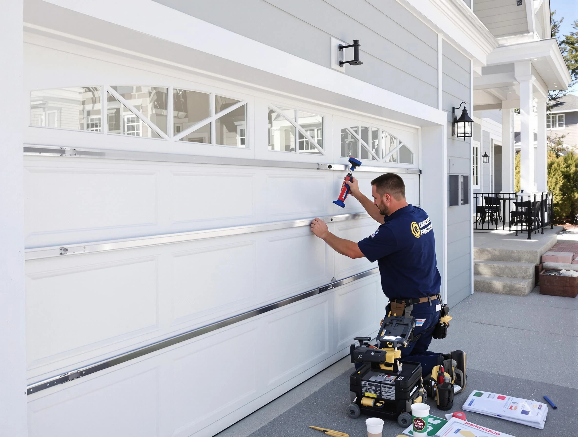 Professional garage door installation by Jersey City Garage Door Repair in Jersey City