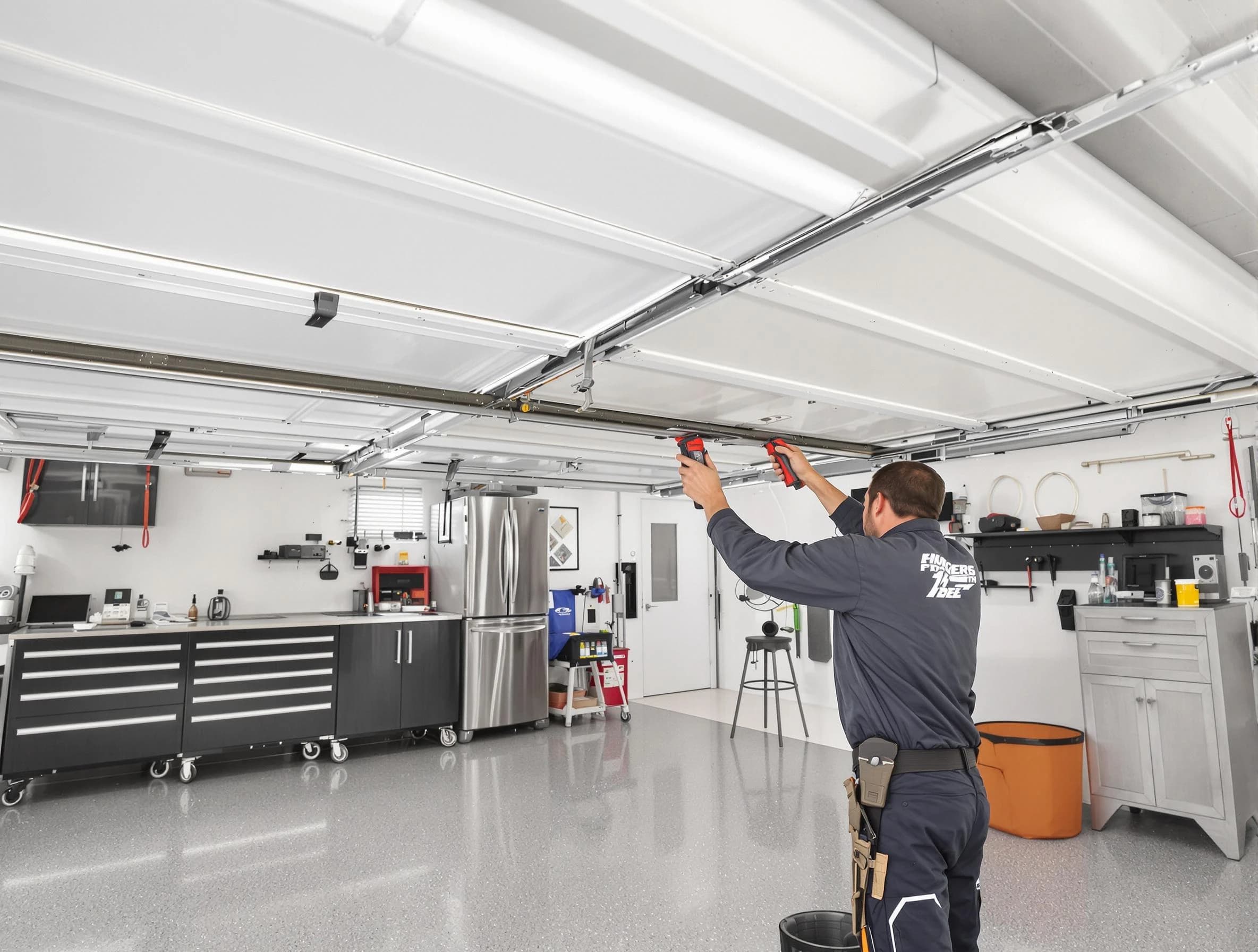 Overhead garage door repair service by Jersey City Garage Door Repair in Jersey City