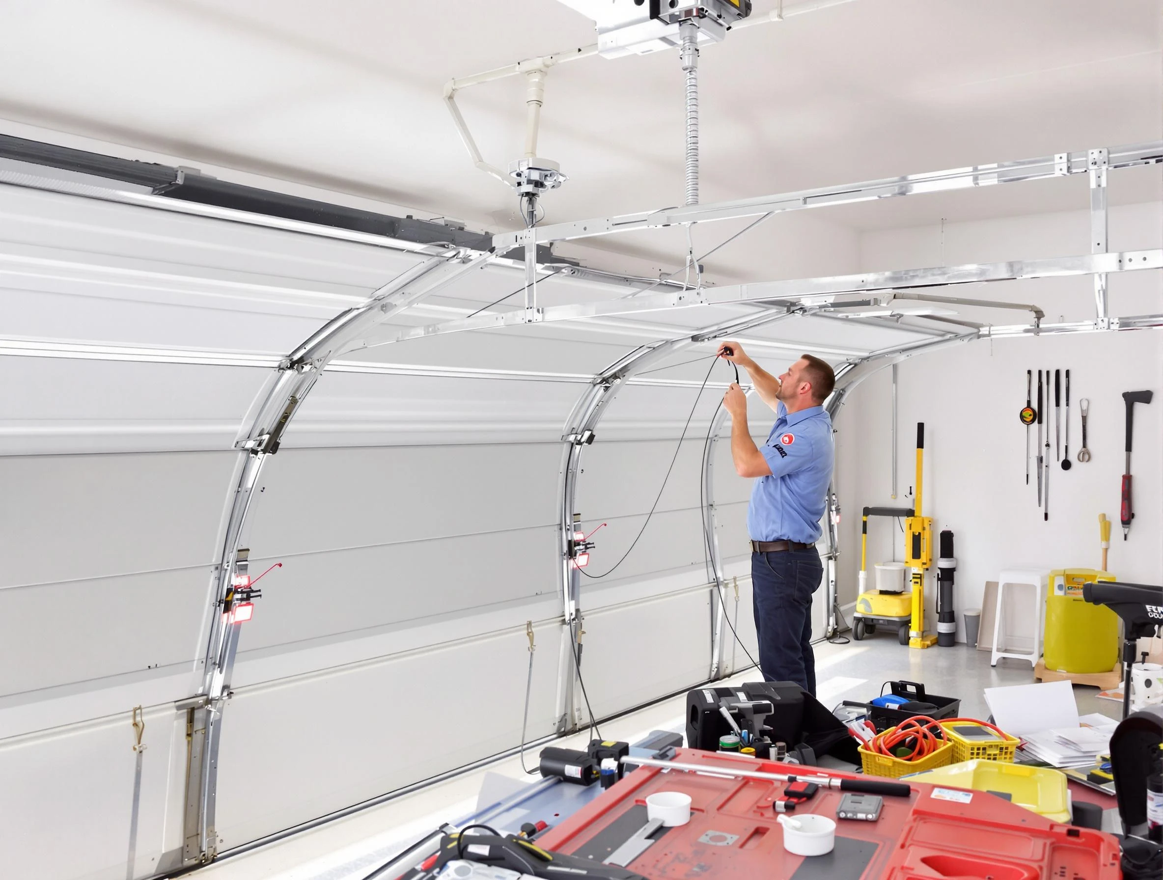 Garage door cable repair service by Jersey City Garage Door Repair in Jersey City