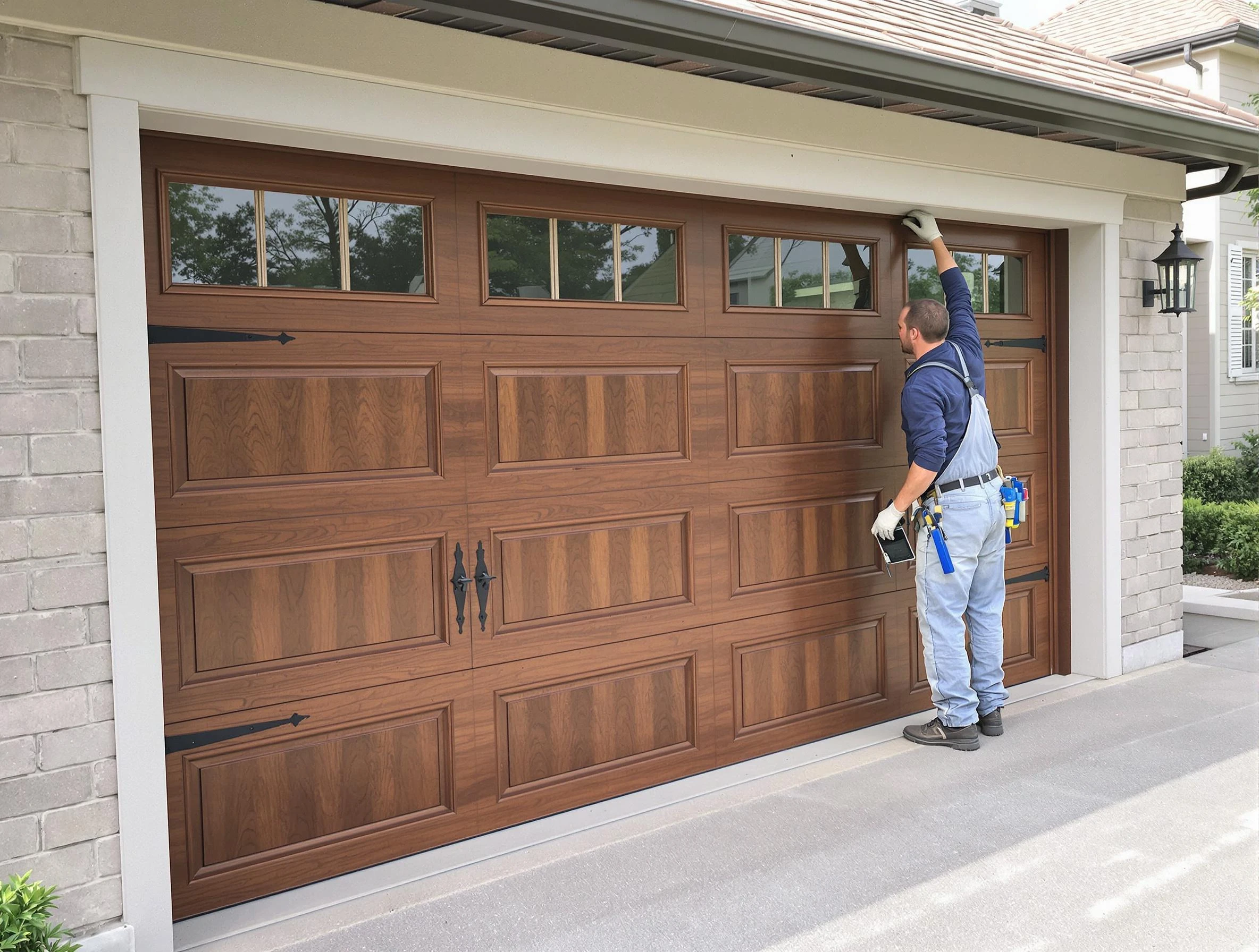 Custom garage door showcase by Jersey City Garage Door Repair in Jersey City