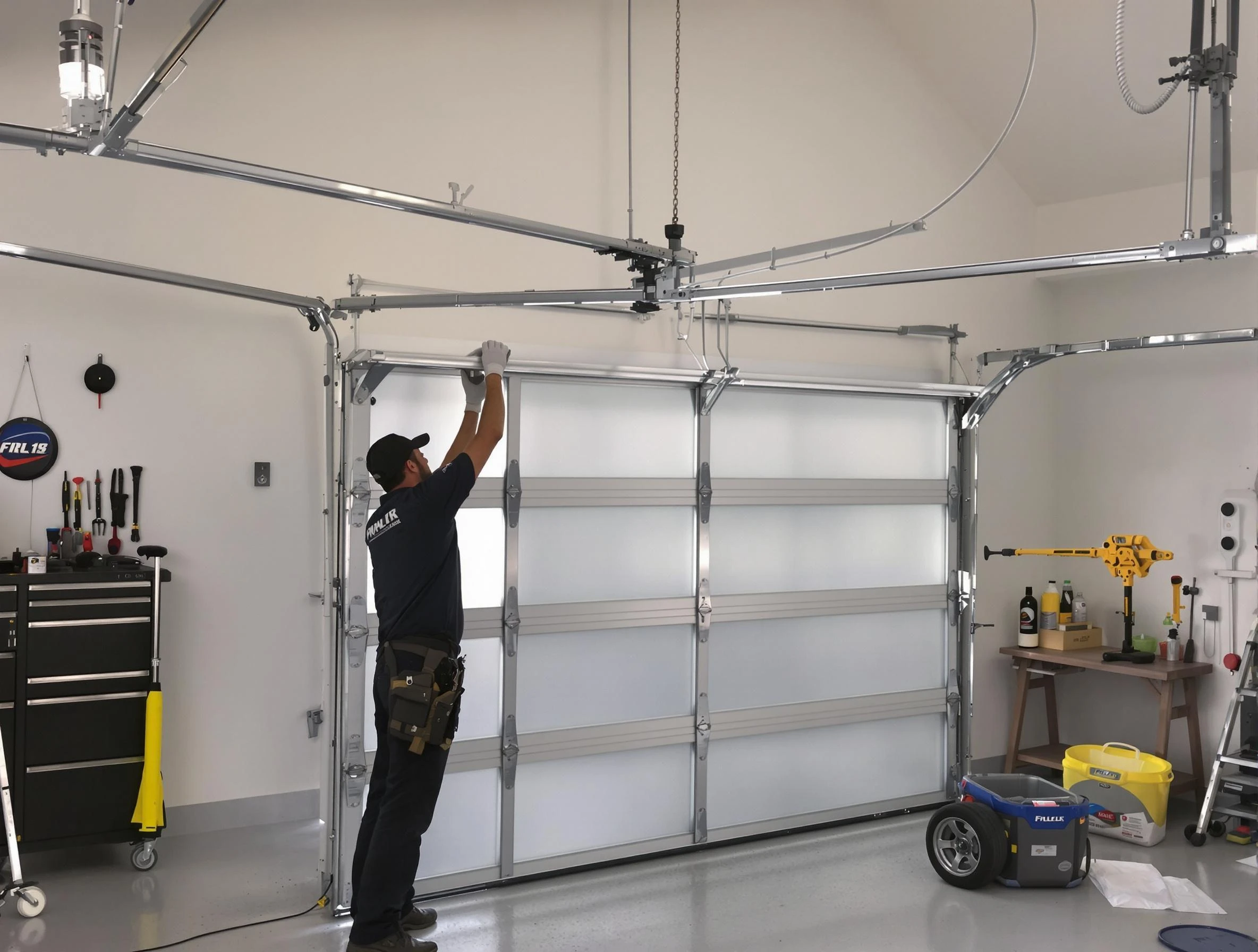 Jersey City Garage Door Repair certified team performing precision garage door installation in Jersey City