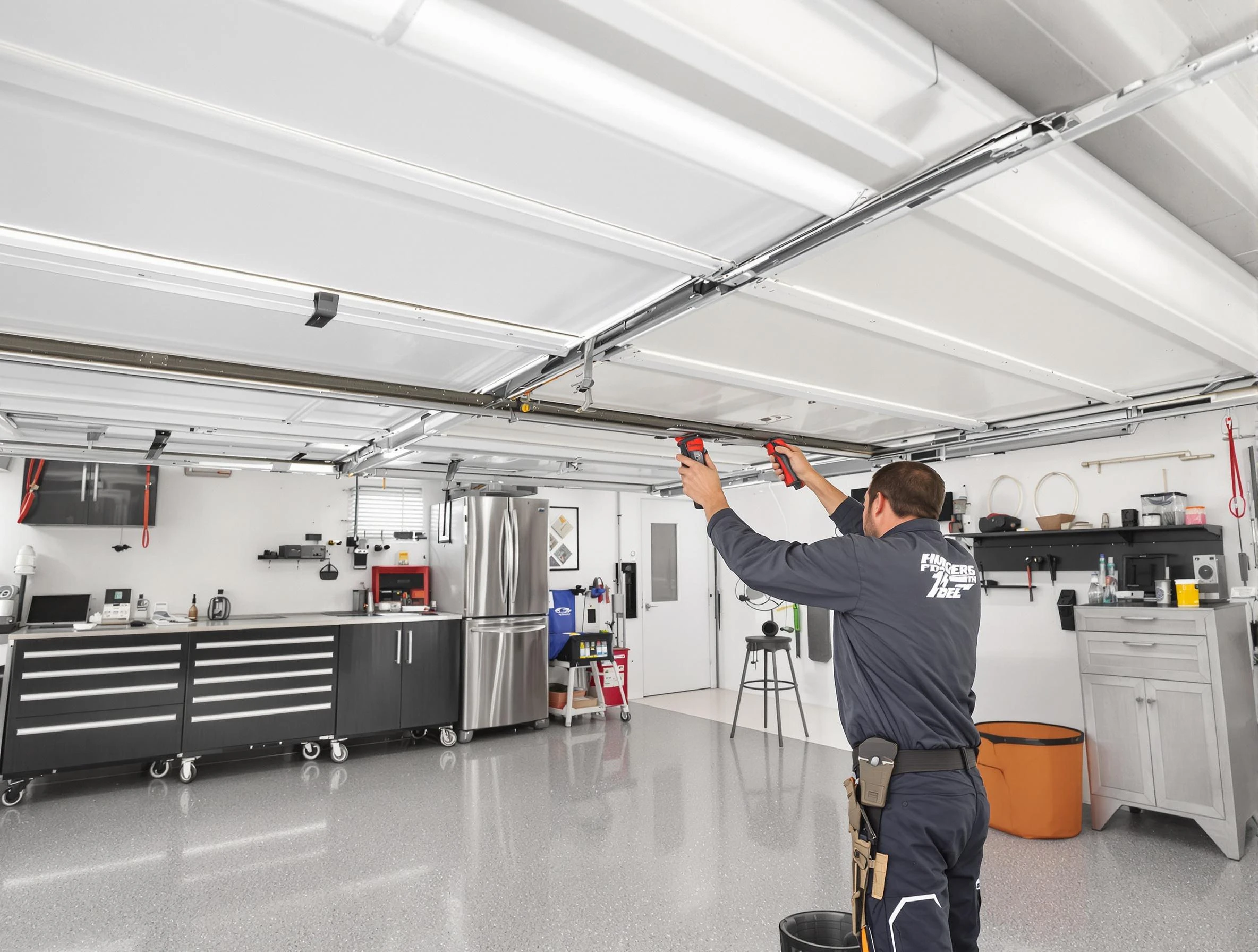 Overhead garage door repair service by Jersey City Garage Door Repair in Jersey City